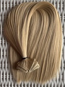 Włosy doczepiane ciemny ciepły blond clip in 147 gram!