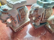 Słonie ceramiczne ozdoba 