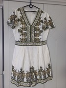 Kombinezon damski z domieszką lnu Bonprix, rozmiar 40