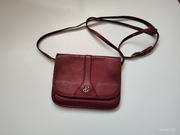 Skórzana torebka wiśniowa vintage PG Gabrielle