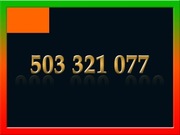 503 321 077 ZŁOTY NUMER STARTER ORANGE ŁATWY NA KARTĘ PREPAID GSM