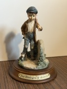 Dick Whittington figurka chłopiec Leonardo kolekcjonerska z podstawą