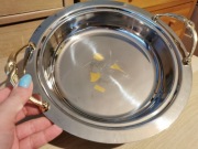 Taca do serwowania Ar-Cas Inox 24k złoto 