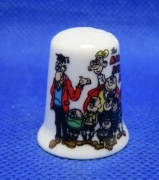 Naparstek Kolekcjonerski Porcelanowy - The Bash Street Kids Komiks 