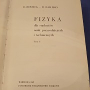 R.Resnicki- D. Halliday Fizyka - 1 wydanie kolekcjonerskie.