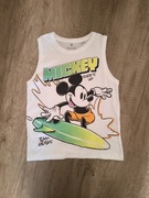 Biały bezrękawnik Myszka Miki H&M rozmiar 110/116  stan bdb