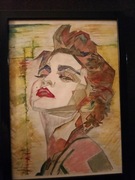 Obraz akwarela Merlin Monroe 