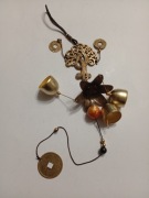 Dzwonki wietrzne, metalowe długość całkowita 49 cm 