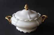  Rosenthal Pompadour Urocza Waza Biala Zloto Relif