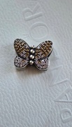 Charms klips pandora reflexions motyl unikat 
