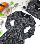 Sukienka Hallow Scream 11-12 lat 146-152 cm  na Halloween  pajęczyna  pająk