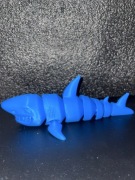 Ruchomy rekin 3D – figurka druk 3D, elastyczna