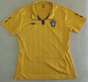 Koszulka Szwecja 2009 2010 Umbro retro reprezentacja domowa vintage 