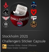 Stockholm 2021 Challengers Sticker Capsule