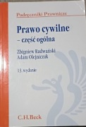 Prawo cywilne - część ogólna Radwański Olejniczak 