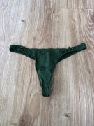 Stringi Intimissimi majtki damskie zielone jedwabne 34 xs