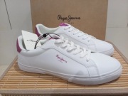 damskie białe sportowe sneakersy Pepe Jeans roz. 41 wkładka 26,5 cm nowe