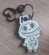 Labubu do kluczy MDF 3mm grawer laser prezent geek otaku