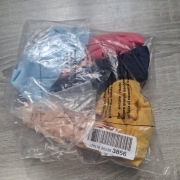 Opaska materiałowa do włosów / turban – zestaw mix kolorów