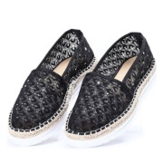 Czarne espadryle 39