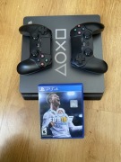 PS4 Slim 1TB Limitowana Edycja + 2 pady + FIFA | gotowa do gry