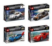 LEGO Speed Champions - Zestaw 75891 + 75890 + 75892 + 75895