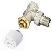 RTL Danfoss Zawór Termostat do Podłogówki Katowy