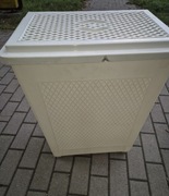 Kosz vintage PRL Plastik nie ma już takich w sklepie 