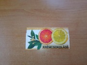 Węgierska cytrusowa Budapeszt czekolada puste opakowanie okładka