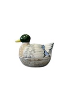 Ceramiczna figurka / waza w kształcie kaczki, Anglia, lata 70.