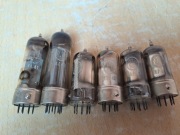 Zestaw lamp Valvo z cokołem rimlock do radia - 6 sztuk