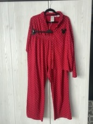 Czerwona bawełniana piżama w kropki z koszulą H&M x Disney Mickey Mouse XL