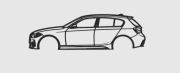 BMW M140i Obrys na ścianę 60x19cm Druk 3D, model dla Fana marki na prezent