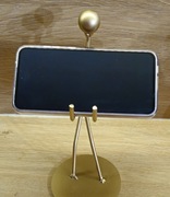 Stojak na telefon złoty