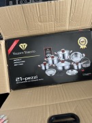 Zestaw garnków Valenti Torino 21 elementów 