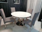 Krzesła do salonu w stylu glamour