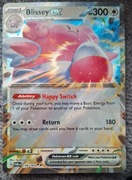 Oryginalna Pokemon Blissey ex 134/167 Twilight Masquerade Ultra Rare HOLO