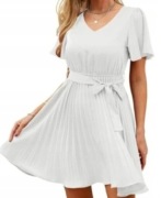 10szt Sukienki plisowane wizytowe pakiet zestaw różne rozmiary i kolory