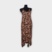 Peacocks Letnia Sukienka Maxi 100% Wiskoza Asymetryczna Boho S 36