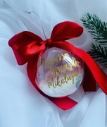Bombki personalizowana z imieniem ze zdjęciem święta  prezent