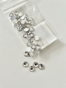 Dżety Cyrkonie Kryształki Srebrny 10 mm 48 szt.