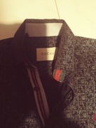 Koszula meska guziki granat czerwien MGucci