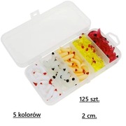 Sztuczne robaki .125 szt. 5 kolorów.