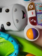 Pchacz chodzik jeździk Zebra żeberka Fisher Price