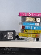 Puste kartridże po tuszach HP 364 & Cannon