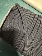 Guma Pleciona Czarna 6 mm – 200 metrów | Elastyczna Taśma Krawiecka