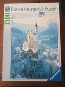 puzzle Ravensburger 1500 elementów - "Zamek Neuschwanstein zimą"