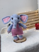 Słonik handmade na szydełku | maskotka dla dziecka | prezent | amigurumi