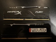 HyperX Fury 2x16gb 3200Mhz CL16 DDR4 RGB