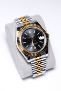 Zegarek Custom Seiko Mod Datejust Gold Black